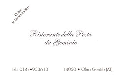 Ristorante della Posta da Geminio Olmo Gentile