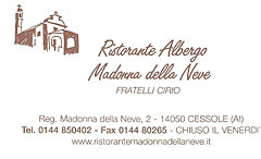 Ristorante Albergo Madonna della Neve Cessole