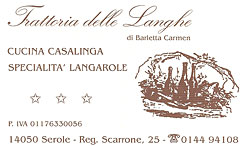 Trattoria delle Langhe Serole